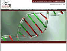 Tablet Screenshot of barron-young.com